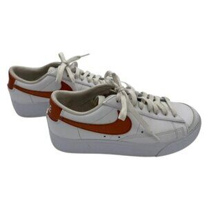Nike Blazer Low Platform Shoes DQ7571-100 White Metallic Copper Women's 8.5